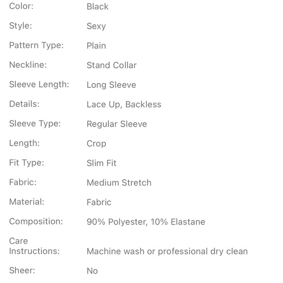 🔥 Lace Up Backless Mock Neck Top - Picture 3 of 3